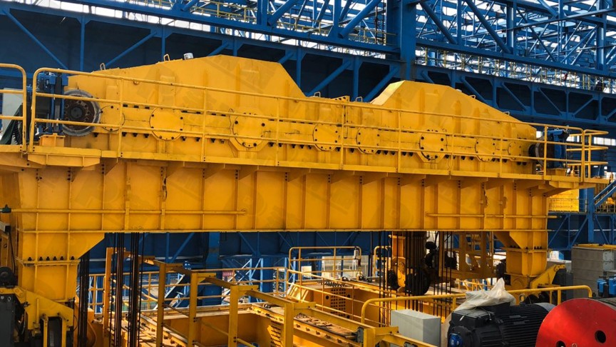 320吨大型一字型减速机项目