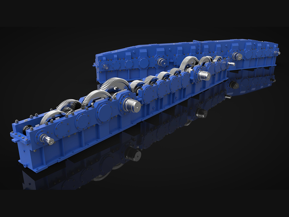 冶金专用一字型减速机 Metallurgical Line-Shaped Gearbox